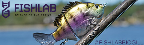 FishLab BGS-5-RE Bio Gill Swimbait Slow Sink Redear 5 1 7/8 oz
